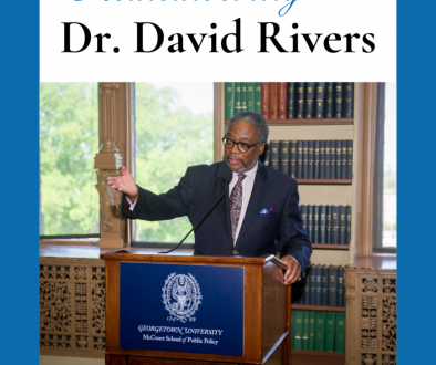 Remembering Dr. David Rivers