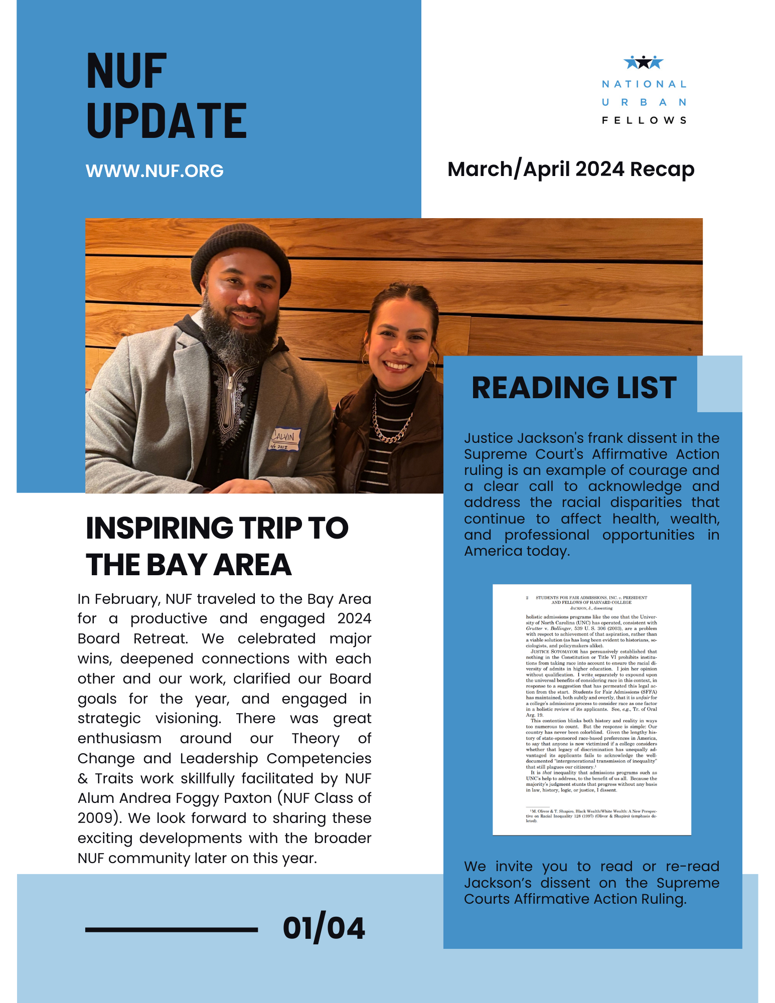 March April 2024 Newsletter Update (1)